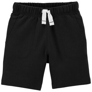 NWT Carter's Black Kids Shorts with White Drawstring